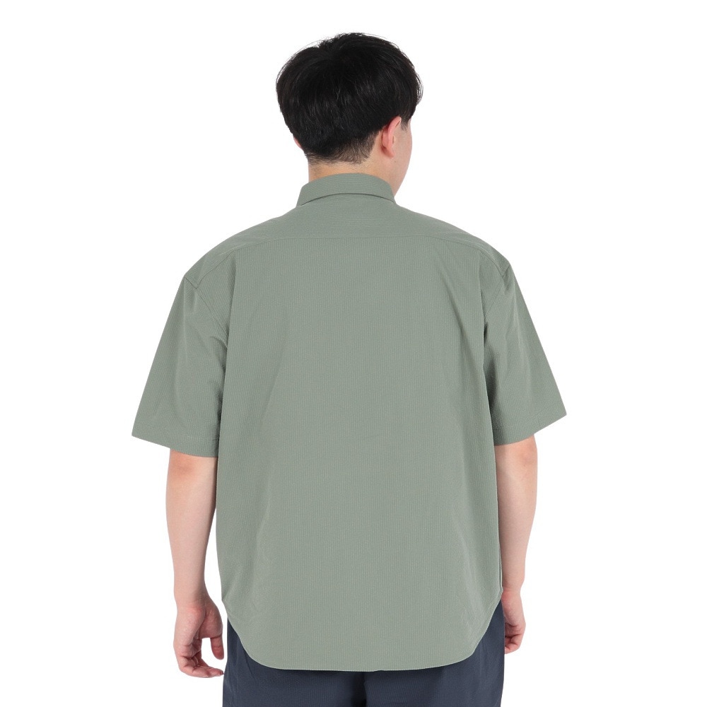 エルケクス（ELKEX）（メンズ）SUKKER 半袖シャツ EKM5S10033 GRN