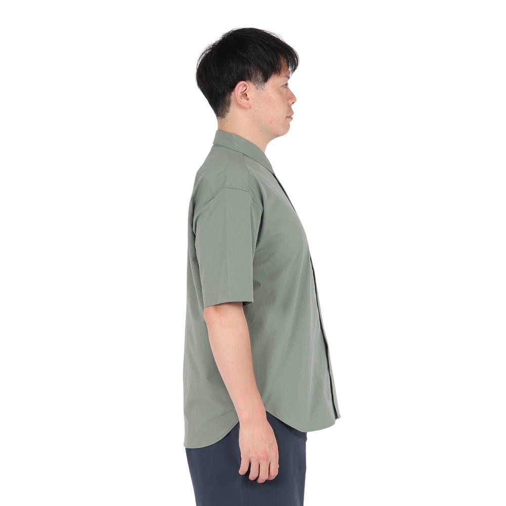 エルケクス（ELKEX）（メンズ）SUKKER 半袖シャツ EKM5S10033 GRN