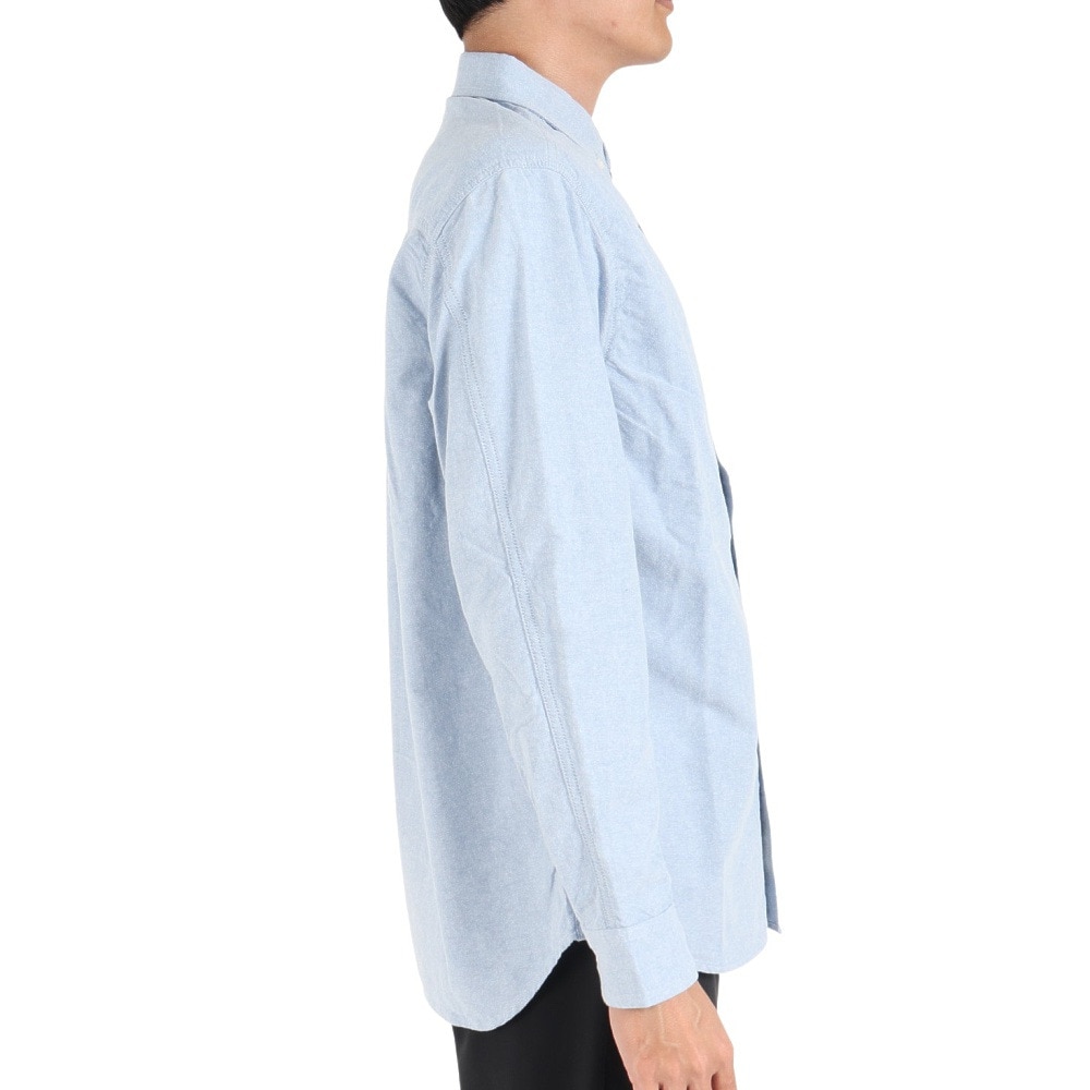 エルケクス（ELKEX）（メンズ）長袖シャツ メンズ オックスフォード  EKM3FA0001 BLU