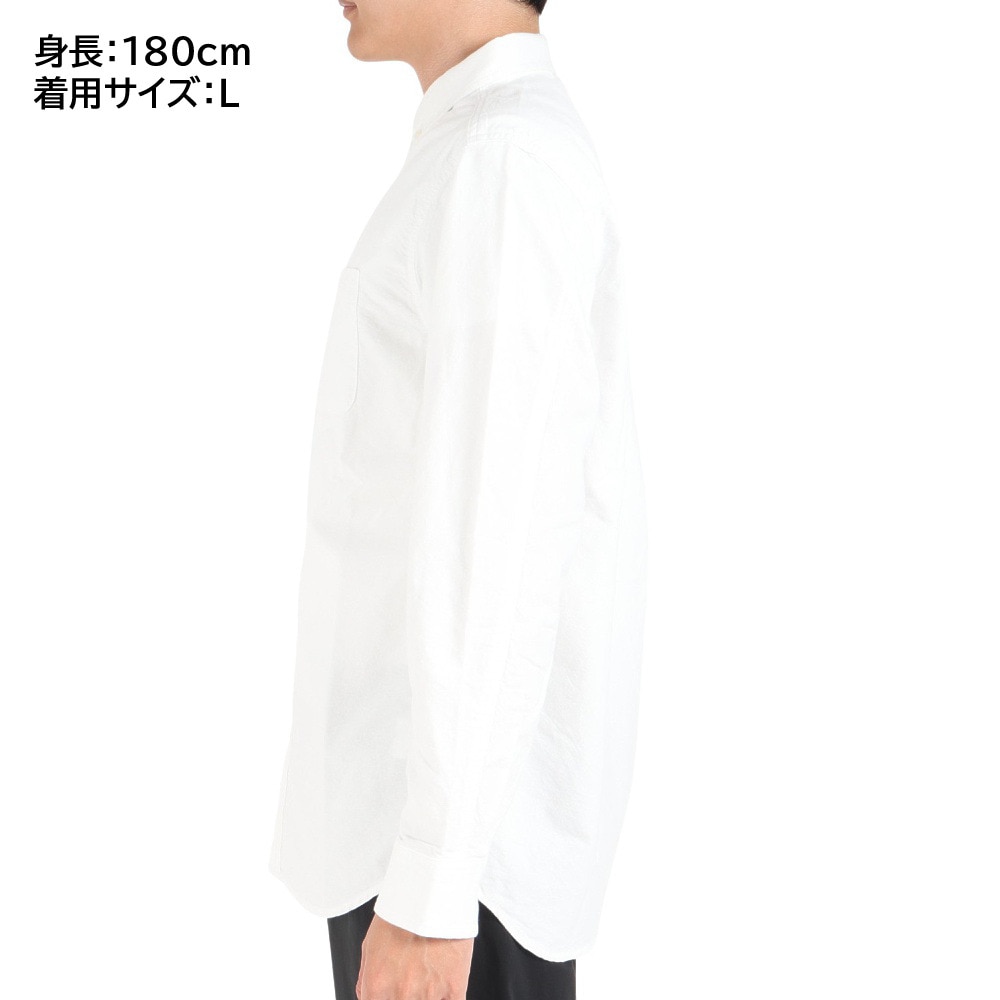エルケクス（ELKEX）（メンズ）長袖シャツ メンズ オックスフォード  EKM3FA0001 WHT