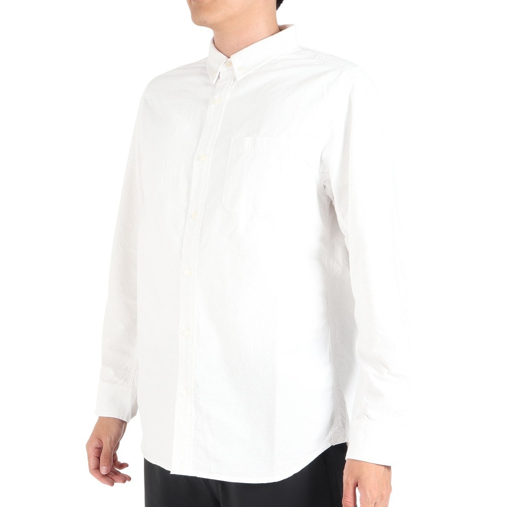 エルケクス（ELKEX）（メンズ）長袖シャツ メンズ オックスフォード  EKM3FA0001 WHT