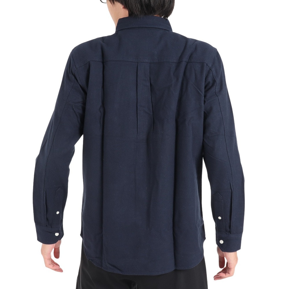 エルケクス（ELKEX）（メンズ）長袖フランネルシャツ EKM3FA0017 NVY