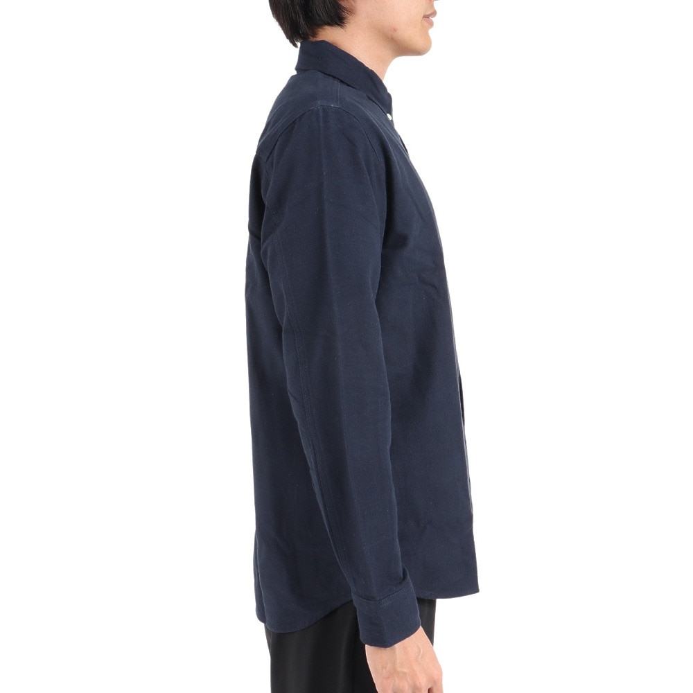 エルケクス（ELKEX）（メンズ）長袖フランネルシャツ EKM3FA0017 NVY