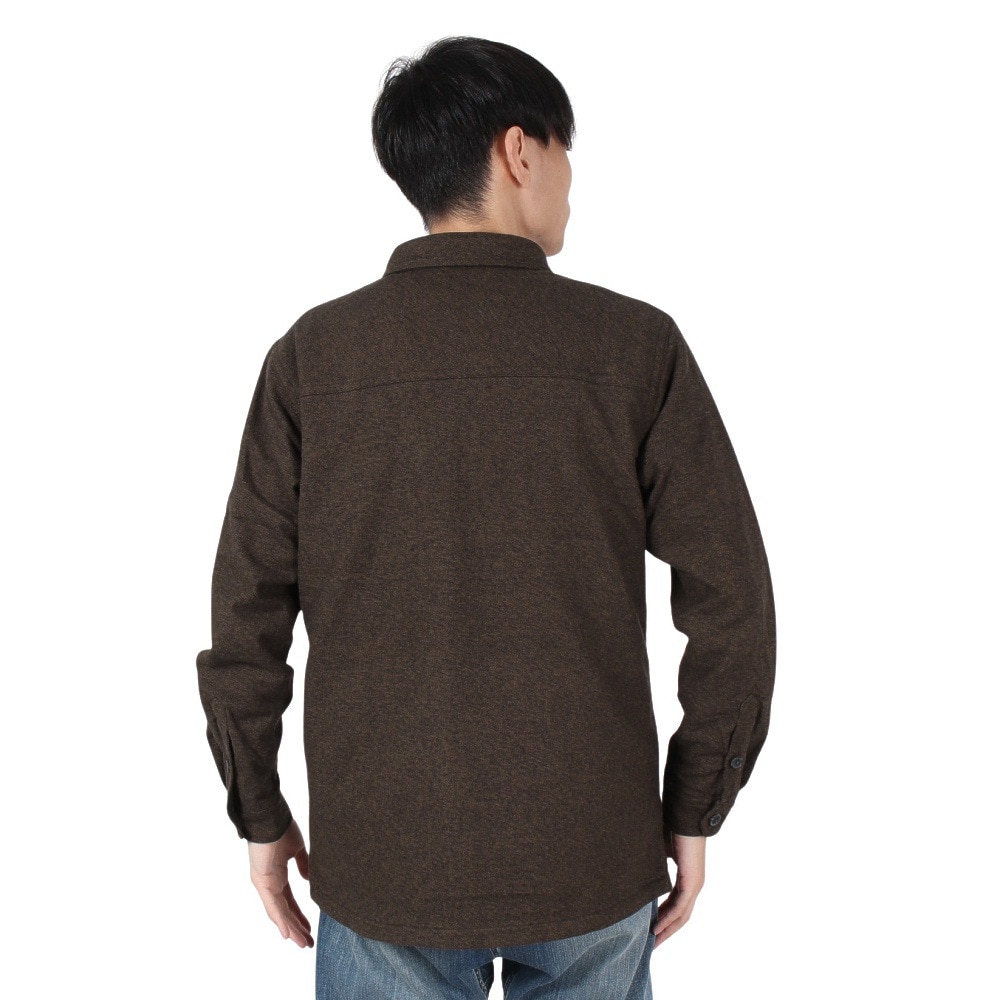 エルケクス（ELKEX）（メンズ）FLANNEL PADDING 長袖Tシャツ EKM4FA0013 BRN