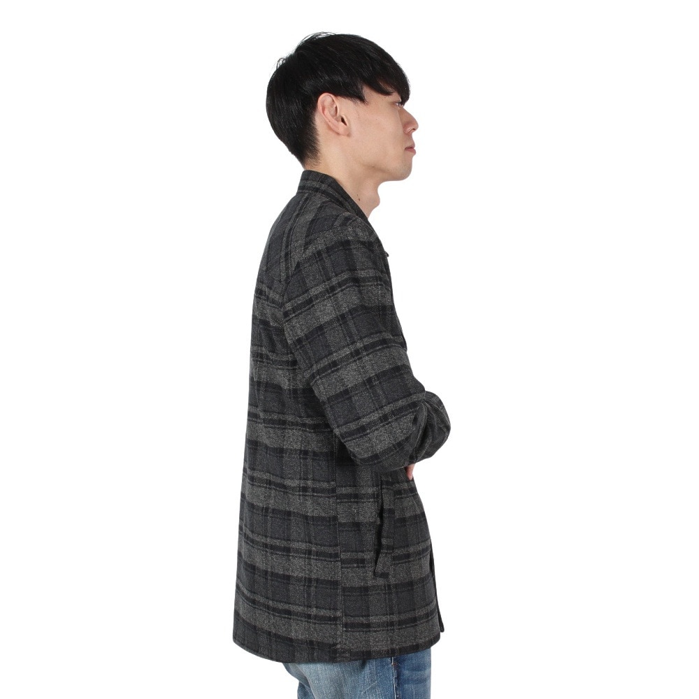 エルケクス（ELKEX）（メンズ）FLANNEL PADDING 長袖Tシャツ EKM4FA0013 CGRY