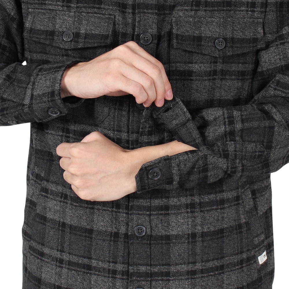 エルケクス（ELKEX）（メンズ）FLANNEL PADDING 長袖Tシャツ EKM4FA0013 CGRY