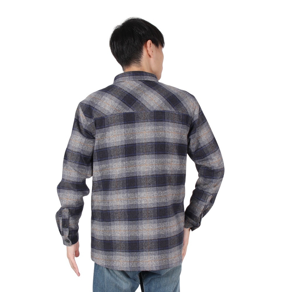 エルケクス（ELKEX）（メンズ）FLANNEL PADDING 長袖Tシャツ EKM4FA0013 NVY