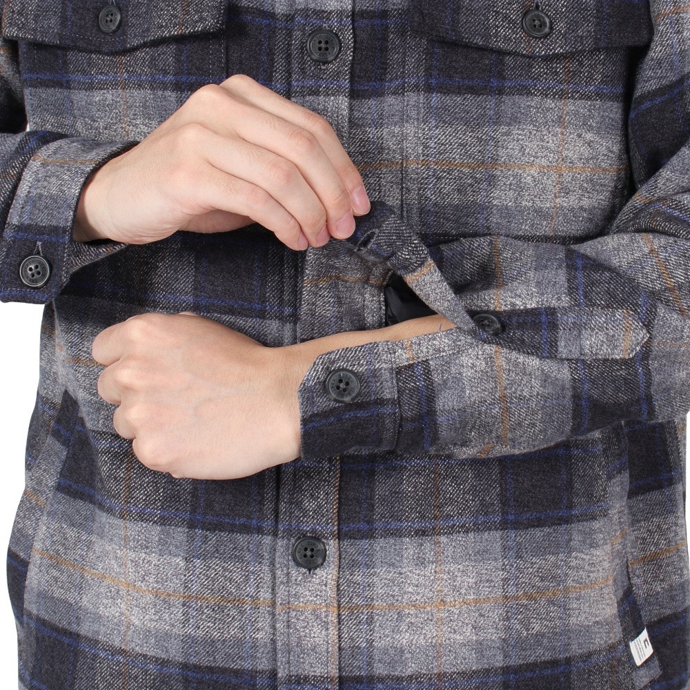 エルケクス（ELKEX）（メンズ）FLANNEL PADDING 長袖Tシャツ EKM4FA0013 NVY