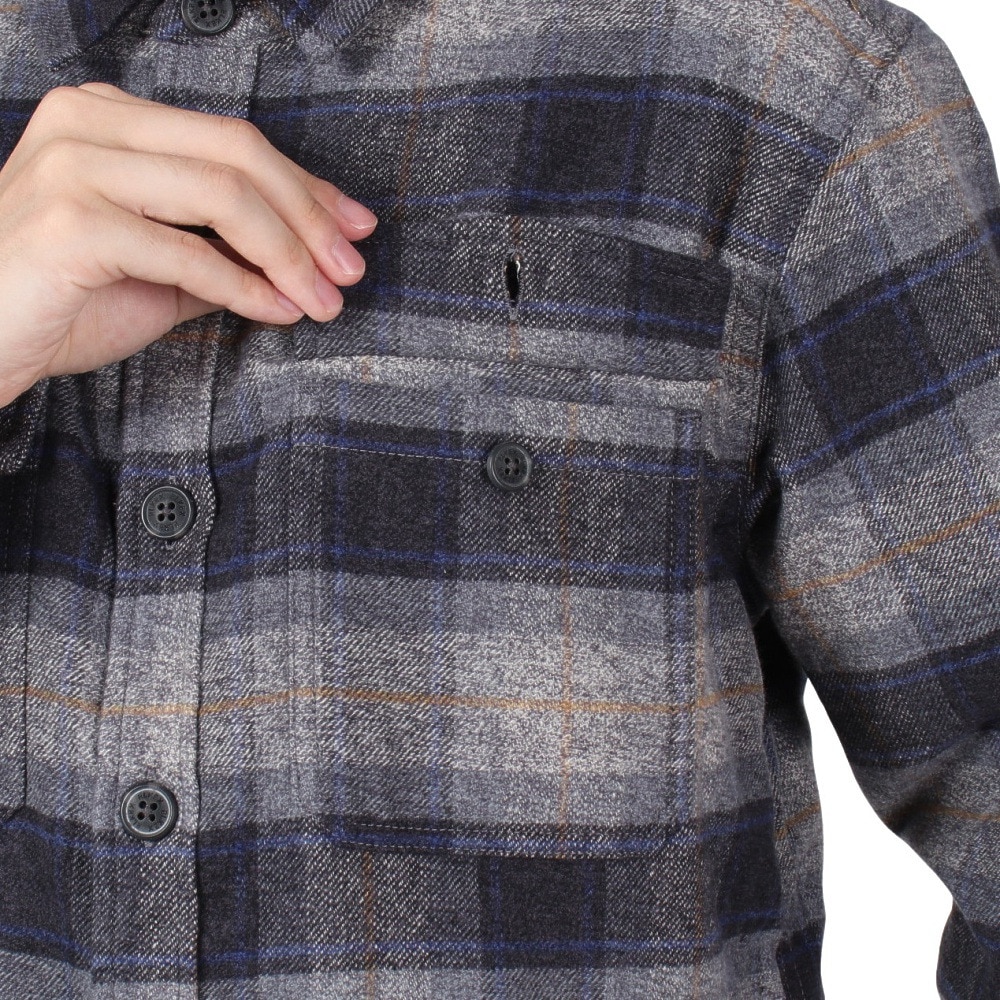 エルケクス（ELKEX）（メンズ）FLANNEL PADDING 長袖Tシャツ EKM4FA0013 NVY
