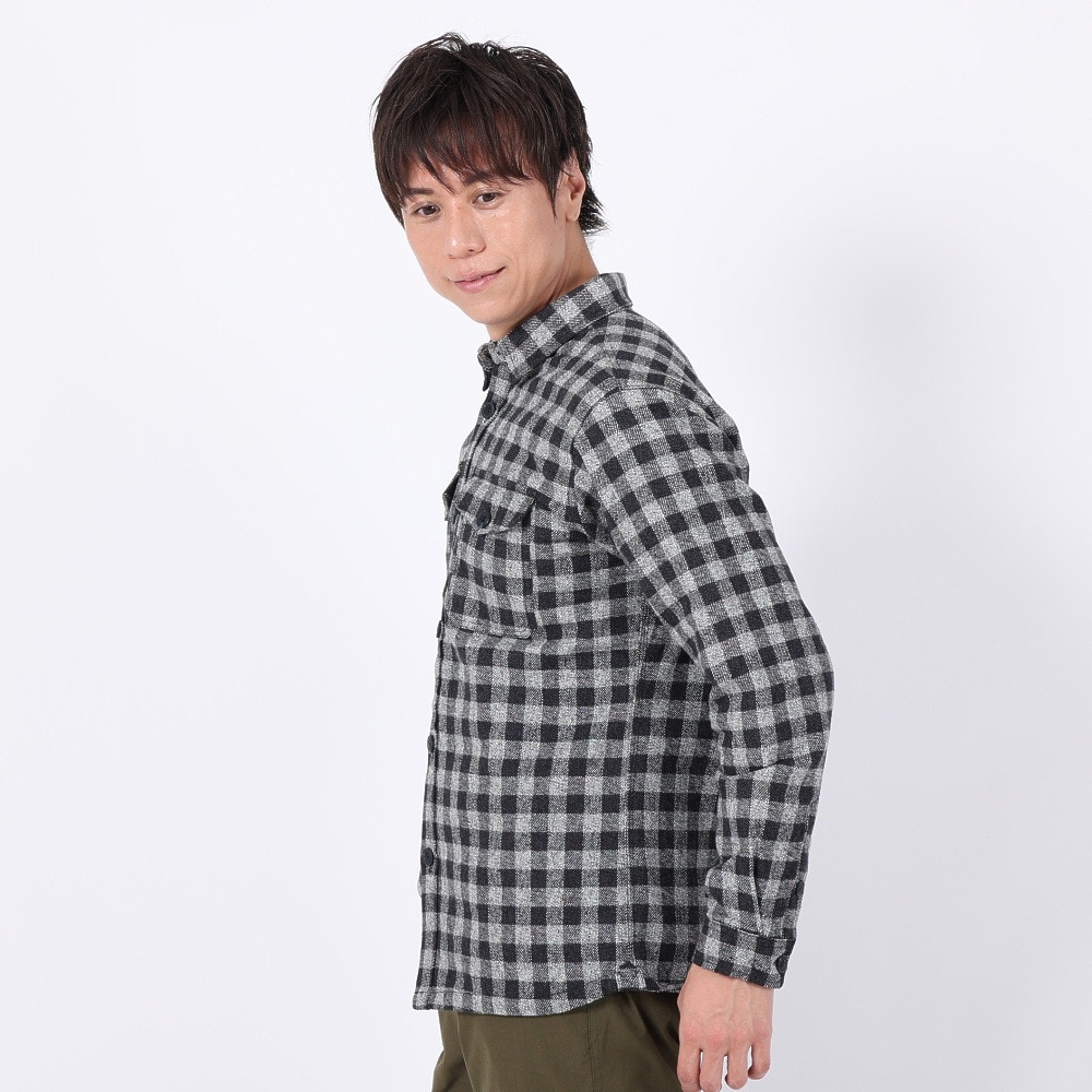 エルケクス（ELKEX）（メンズ）長袖 パディングシャツ EKM3FA0008 NVXGY