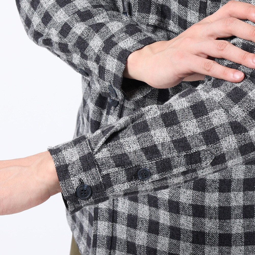 エルケクス（ELKEX）（メンズ）長袖 パディングシャツ EKM3FA0008 NVXGY