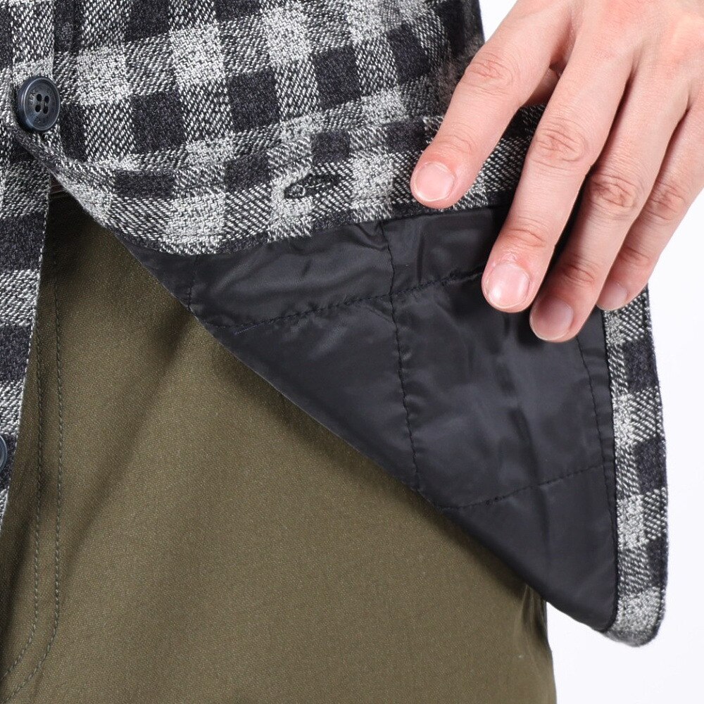 エルケクス（ELKEX）（メンズ）長袖 パディングシャツ EKM3FA0008 NVXGY