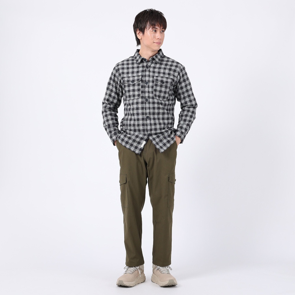 エルケクス（ELKEX）（メンズ）長袖 パディングシャツ EKM3FA0008 NVXGY