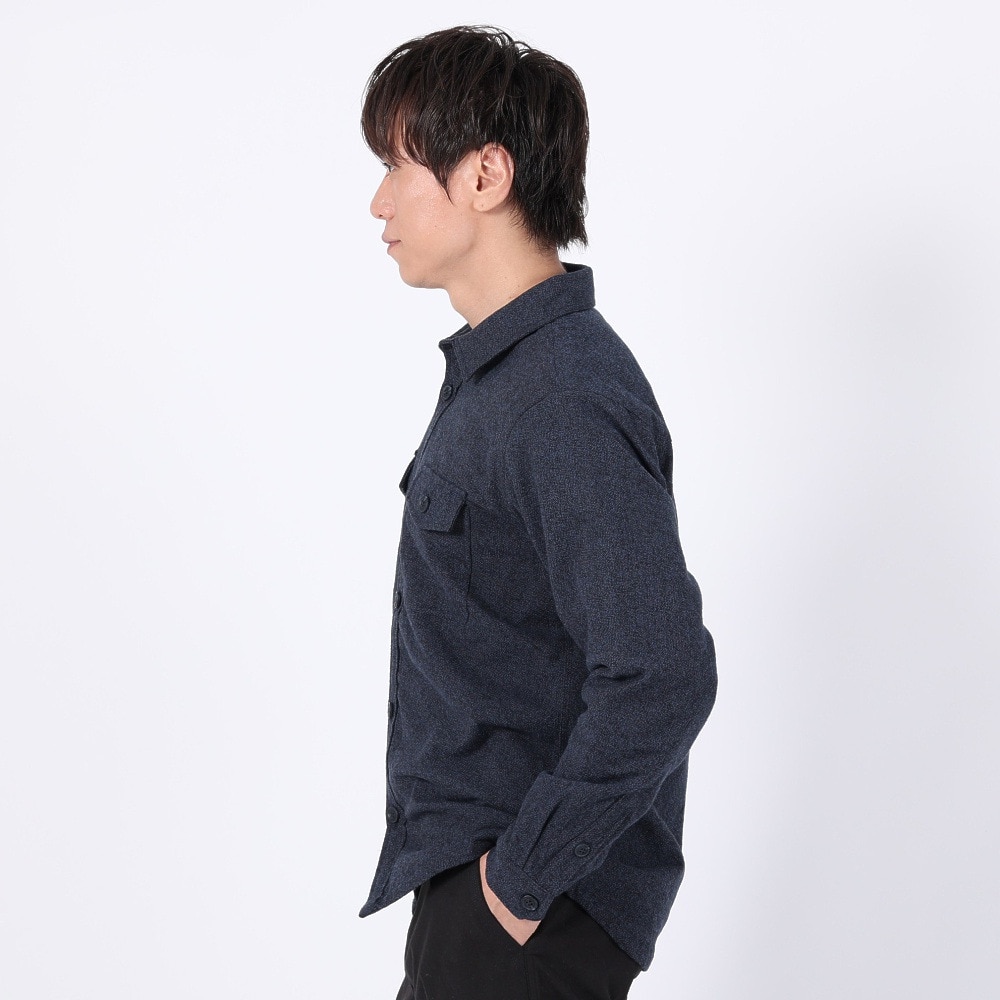 エルケクス（ELKEX）（メンズ）長袖 パディングシャツ EKM3FA0008 NVY