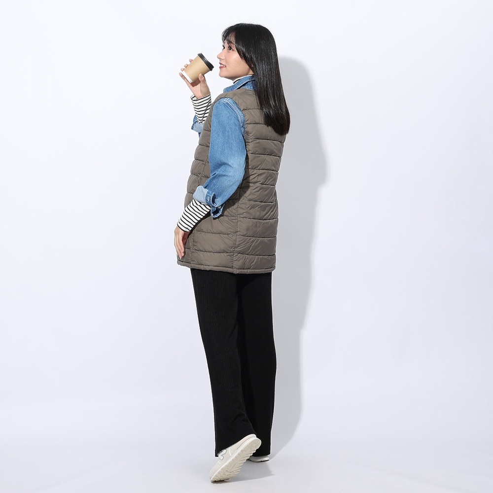 エルケクス（ELKEX）（レディース）LIGHT PADDING ベスト EKL4FA0025 MOK