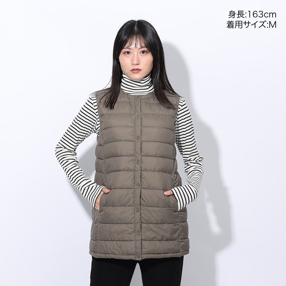 エルケクス（ELKEX）（レディース）LIGHT PADDING ベスト EKL4FA0025 MOK