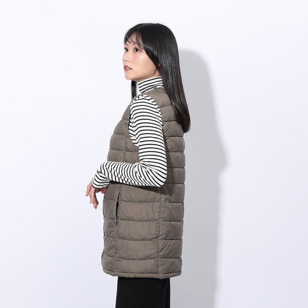 エルケクス（ELKEX）（レディース）LIGHT PADDING ベスト EKL4FA0025 MOK