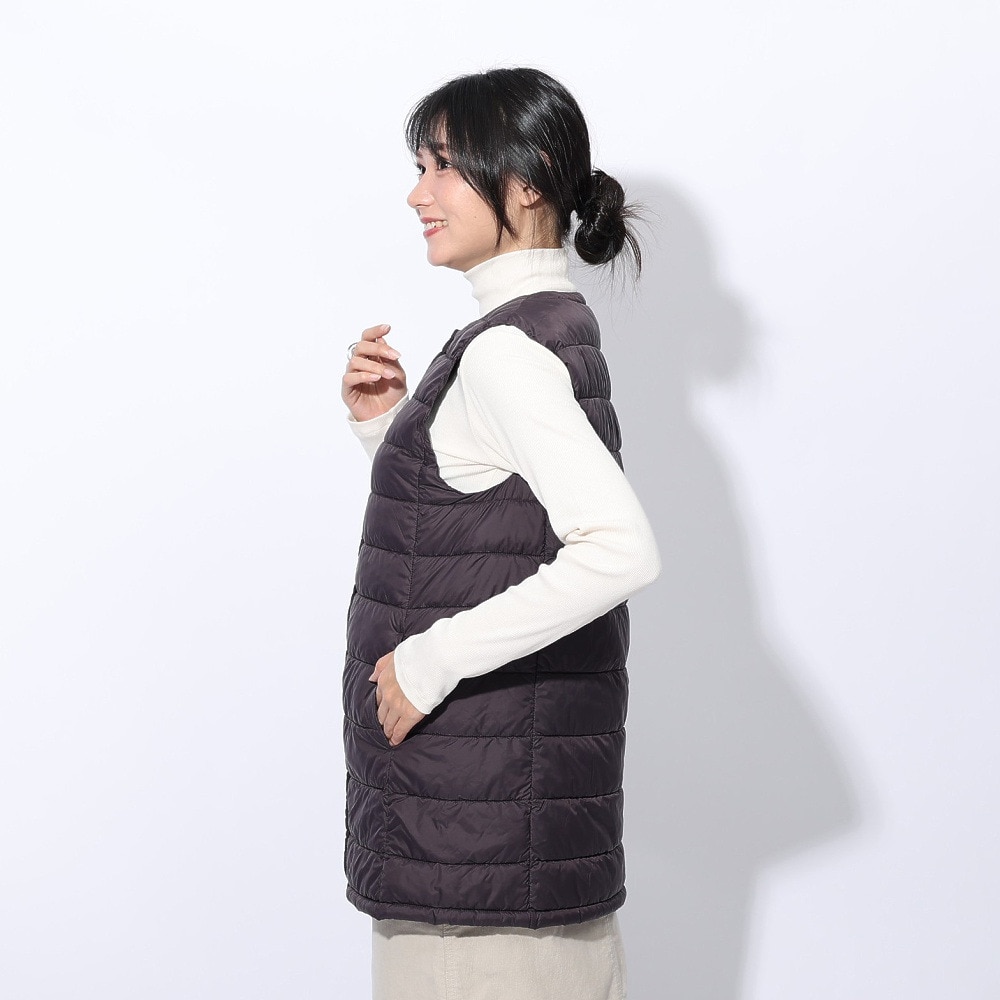 エルケクス（ELKEX）（レディース）LIGHT PADDING ベスト EKL4FA0025 PUL