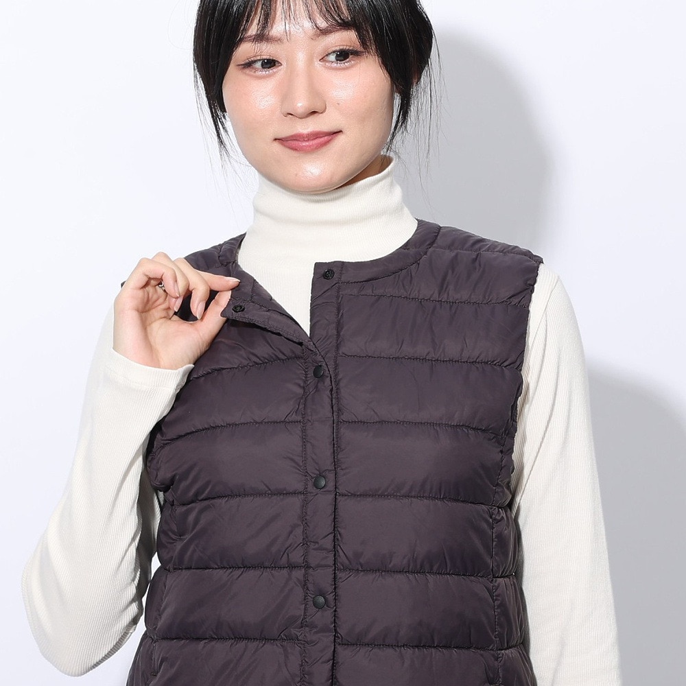 エルケクス（ELKEX）（レディース）LIGHT PADDING ベスト EKL4FA0025 PUL
