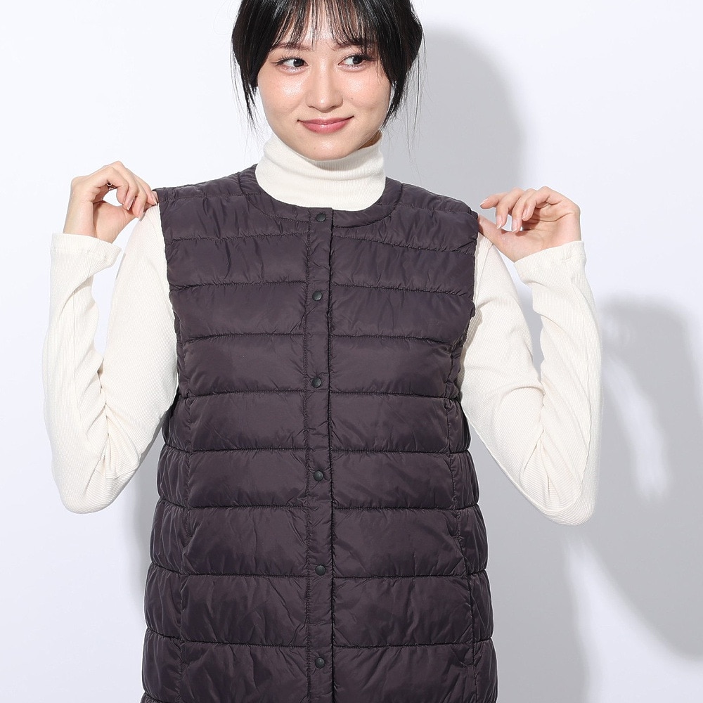 エルケクス（ELKEX）（レディース）LIGHT PADDING ベスト EKL4FA0025 PUL