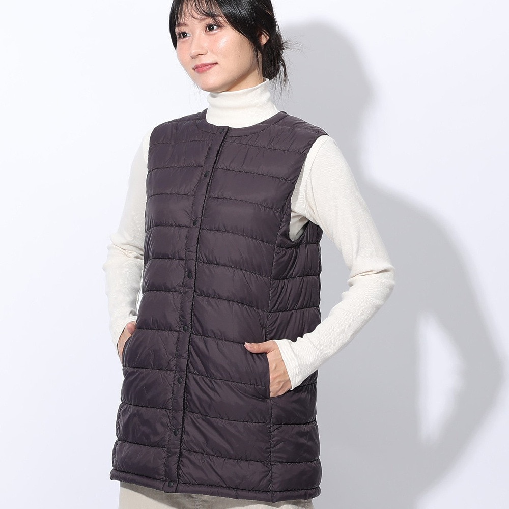 エルケクス（ELKEX）（レディース）LIGHT PADDING ベスト EKL4FA0025 PUL