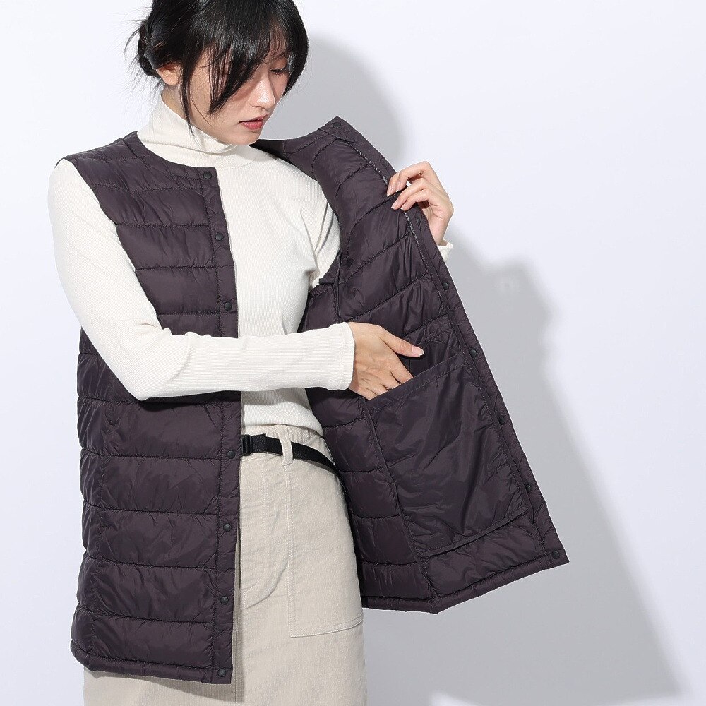 エルケクス（ELKEX）（レディース）LIGHT PADDING ベスト EKL4FA0025 PUL