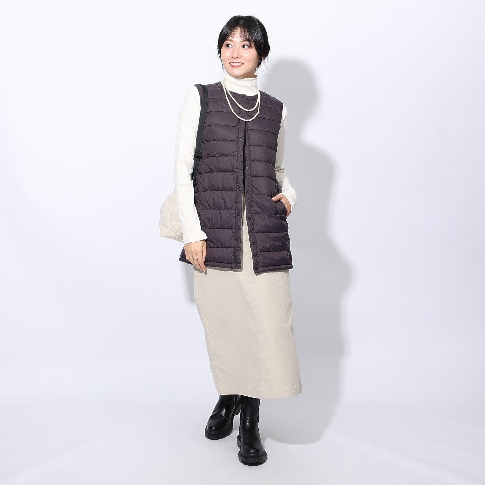エルケクス（ELKEX）（レディース）LIGHT PADDING ベスト EKL4FA0025 PUL