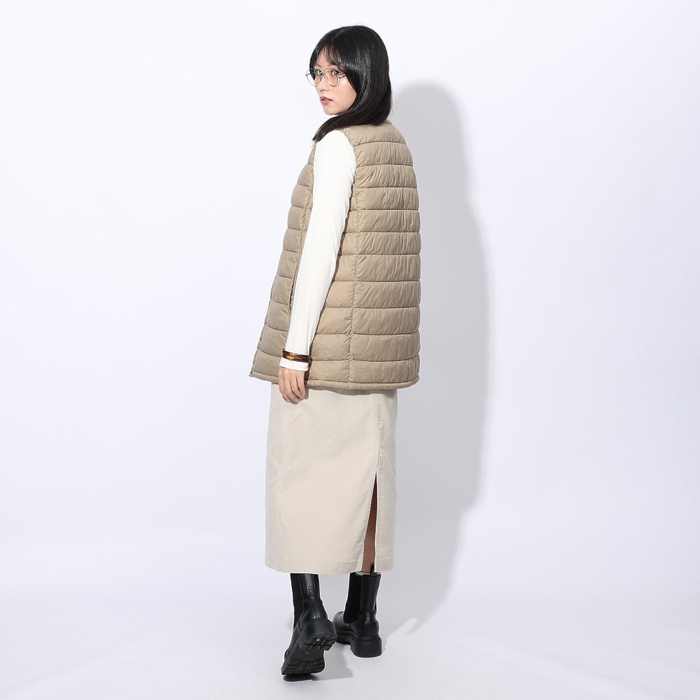 エルケクス（ELKEX）（レディース）LIGHT PADDING ベスト EKL4FA0025 SBEG