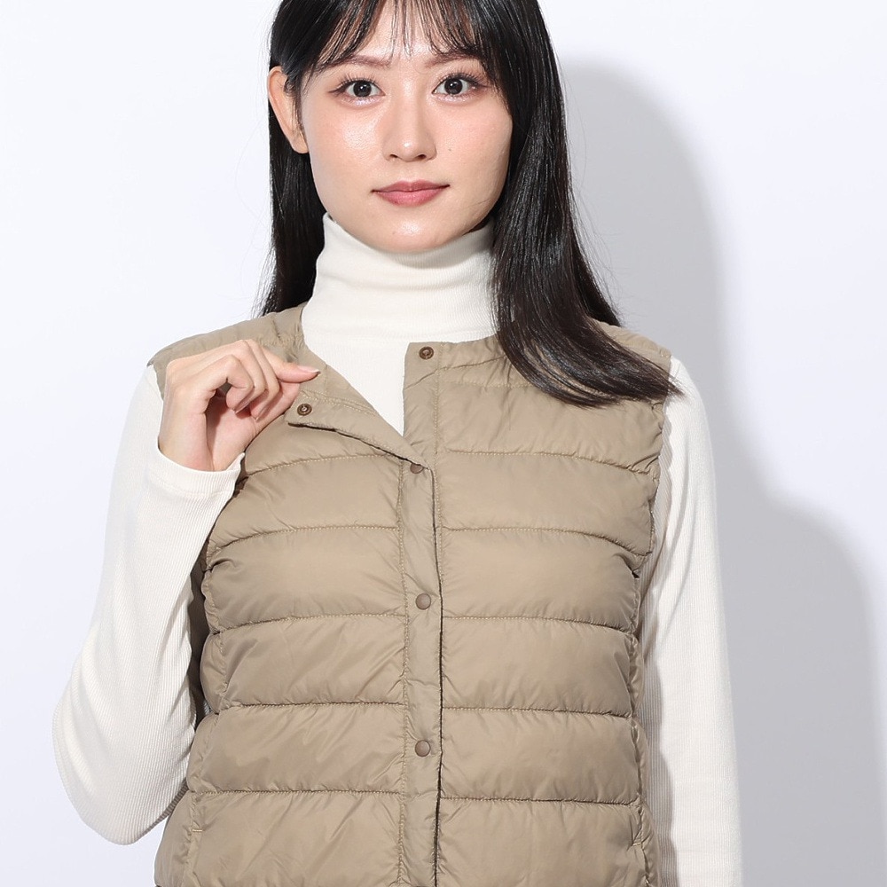 エルケクス（ELKEX）（レディース）LIGHT PADDING ベスト EKL4FA0025 SBEG