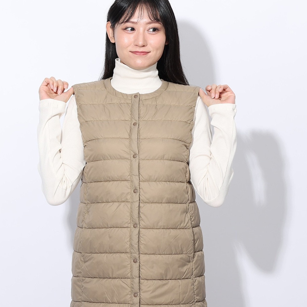 エルケクス（ELKEX）（レディース）LIGHT PADDING ベスト EKL4FA0025 SBEG