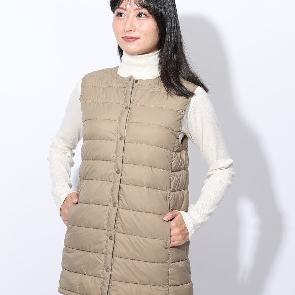 エルケクス（ELKEX）（レディース）LIGHT PADDING ベスト EKL4FA0025 SBEG