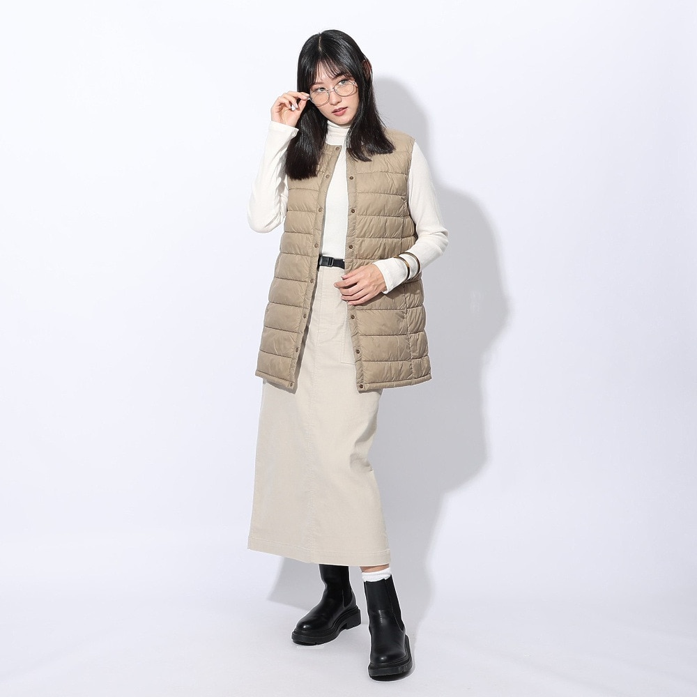 エルケクス（ELKEX）（レディース）LIGHT PADDING ベスト EKL4FA0025 SBEG