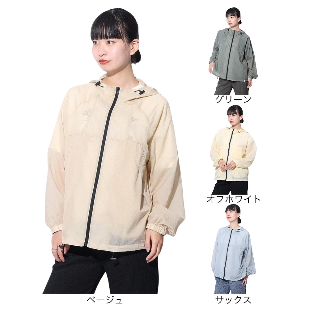 エルケクス（ELKEX）（レディース）長袖フーディージャケット EKL4S10016 BEG