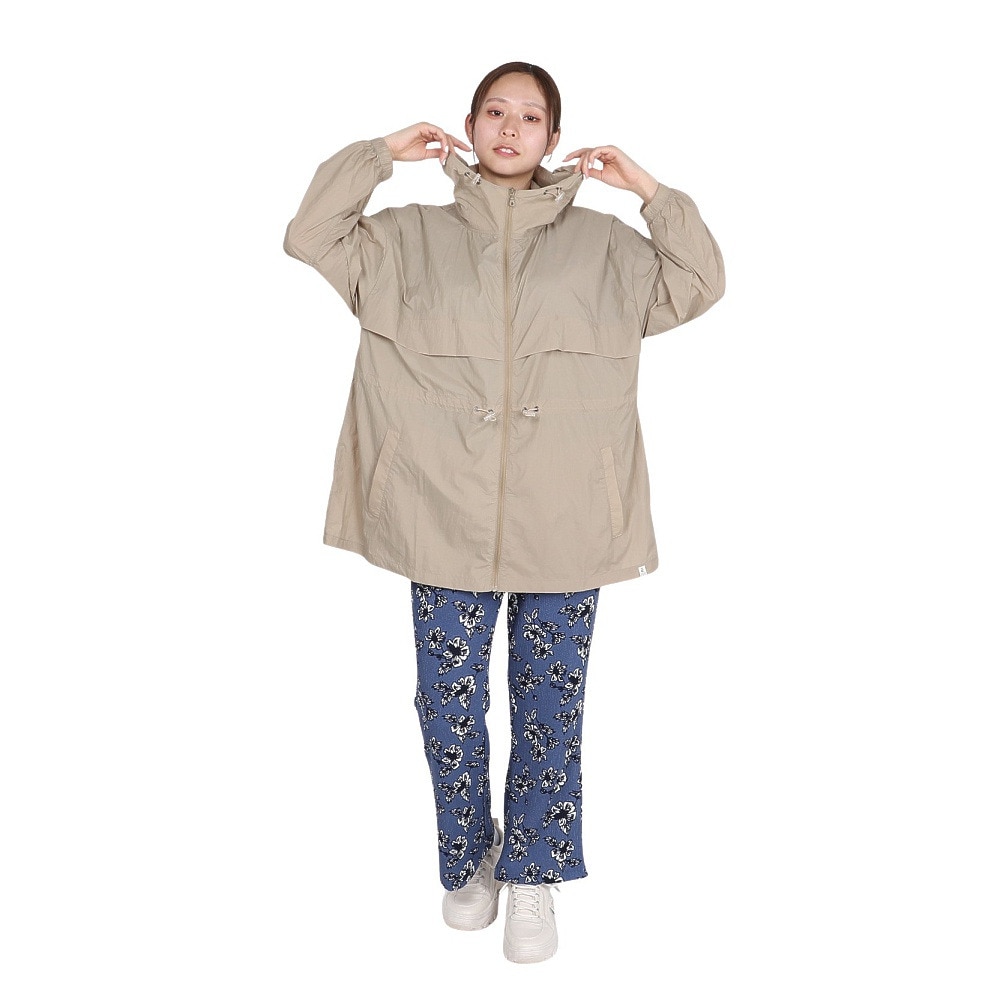 エルケクス（ELKEX）（レディース）長袖 UV ジップアップ フーディー EKL5SP0040 BEG
