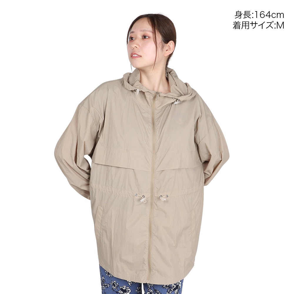 エルケクス（ELKEX）（レディース）長袖 UV ジップアップ フーディー EKL5SP0040 BEG