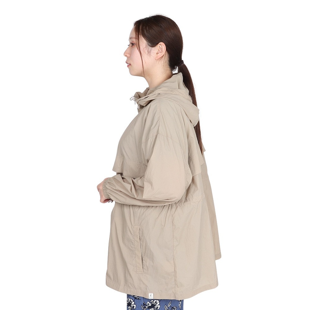 エルケクス（ELKEX）（レディース）長袖 UV ジップアップ フーディー EKL5SP0040 BEG