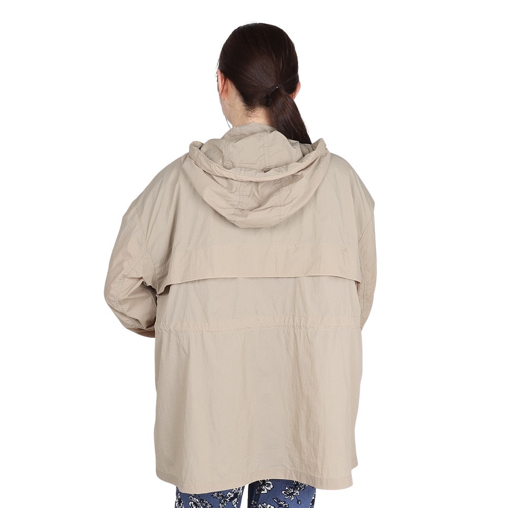 エルケクス（ELKEX）（レディース）長袖 UV ジップアップ フーディー EKL5SP0040 BEG