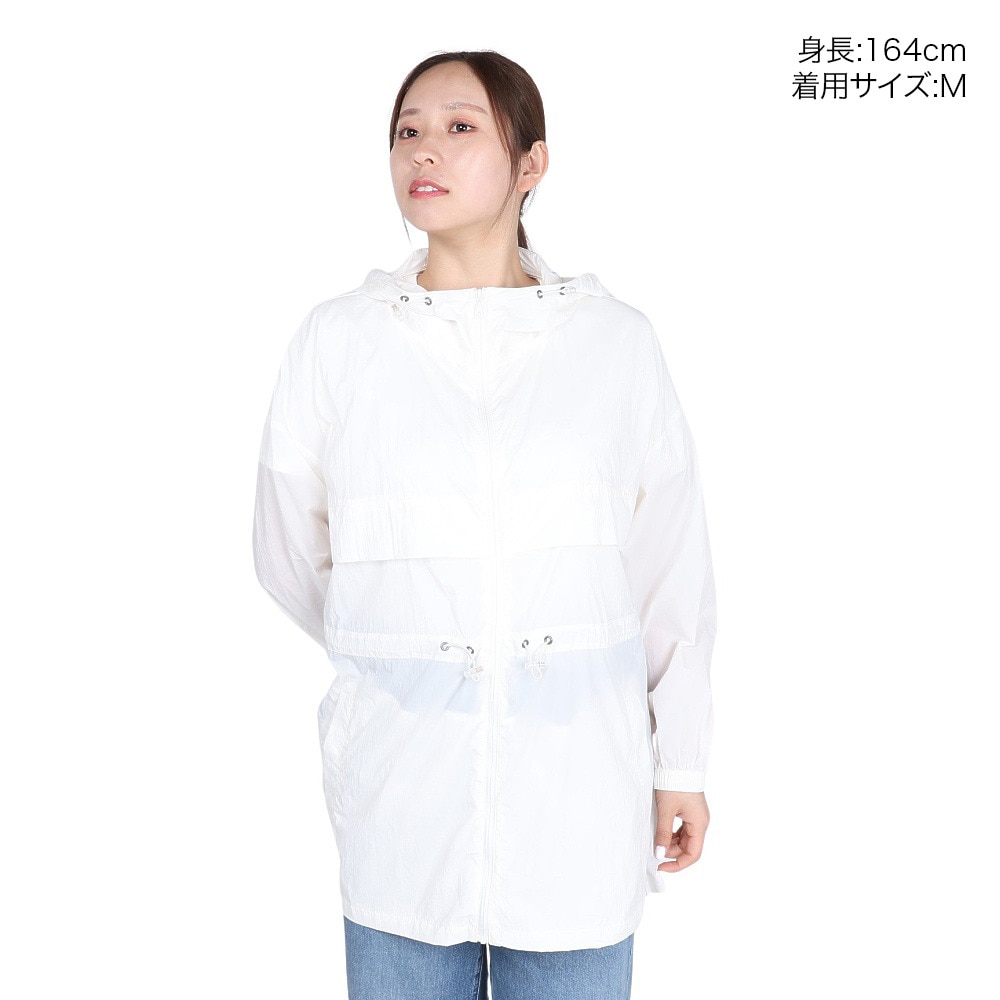 エルケクス（ELKEX）（レディース）長袖 UV ジップアップ フーディー EKL5SP0040 OWHT