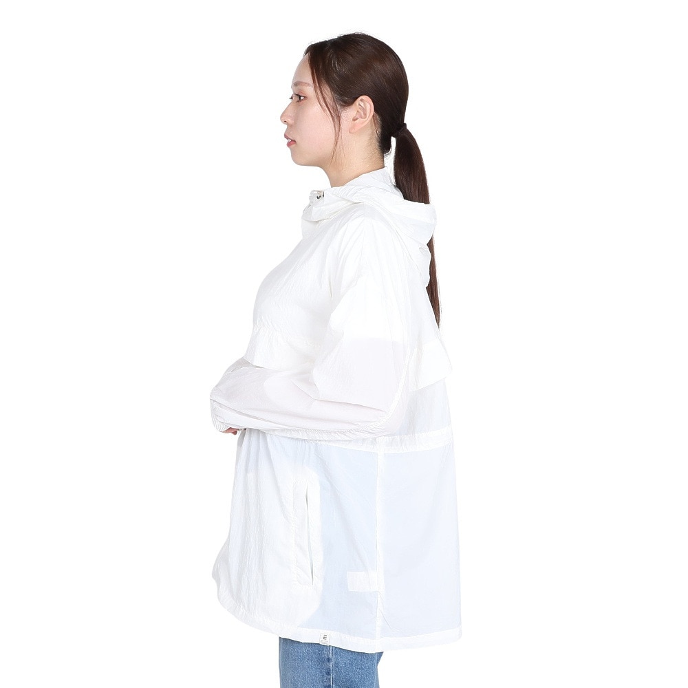 エルケクス（ELKEX）（レディース）長袖 UV ジップアップ フーディー EKL5SP0040 OWHT