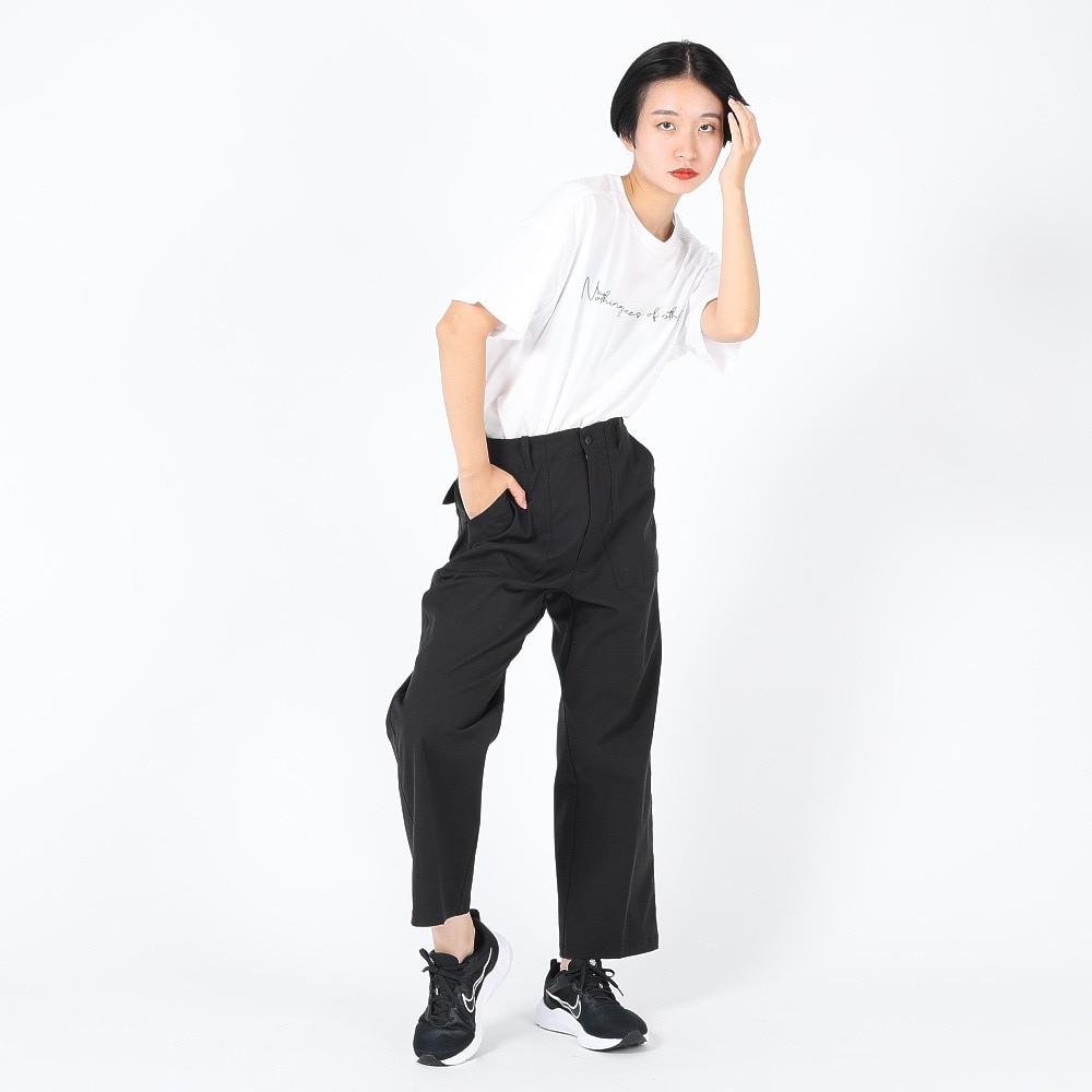 エルケクス（ELKEX）（レディース）BAKER ワイドパンツ EKL3FA0016 BLK