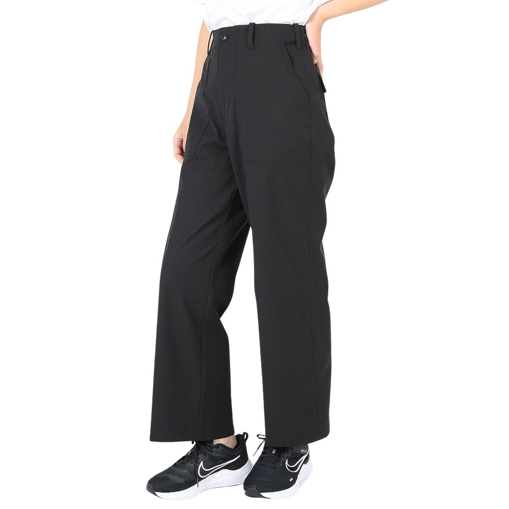 エルケクス（ELKEX）（レディース）BAKER ワイドパンツ EKL3FA0016 BLK
