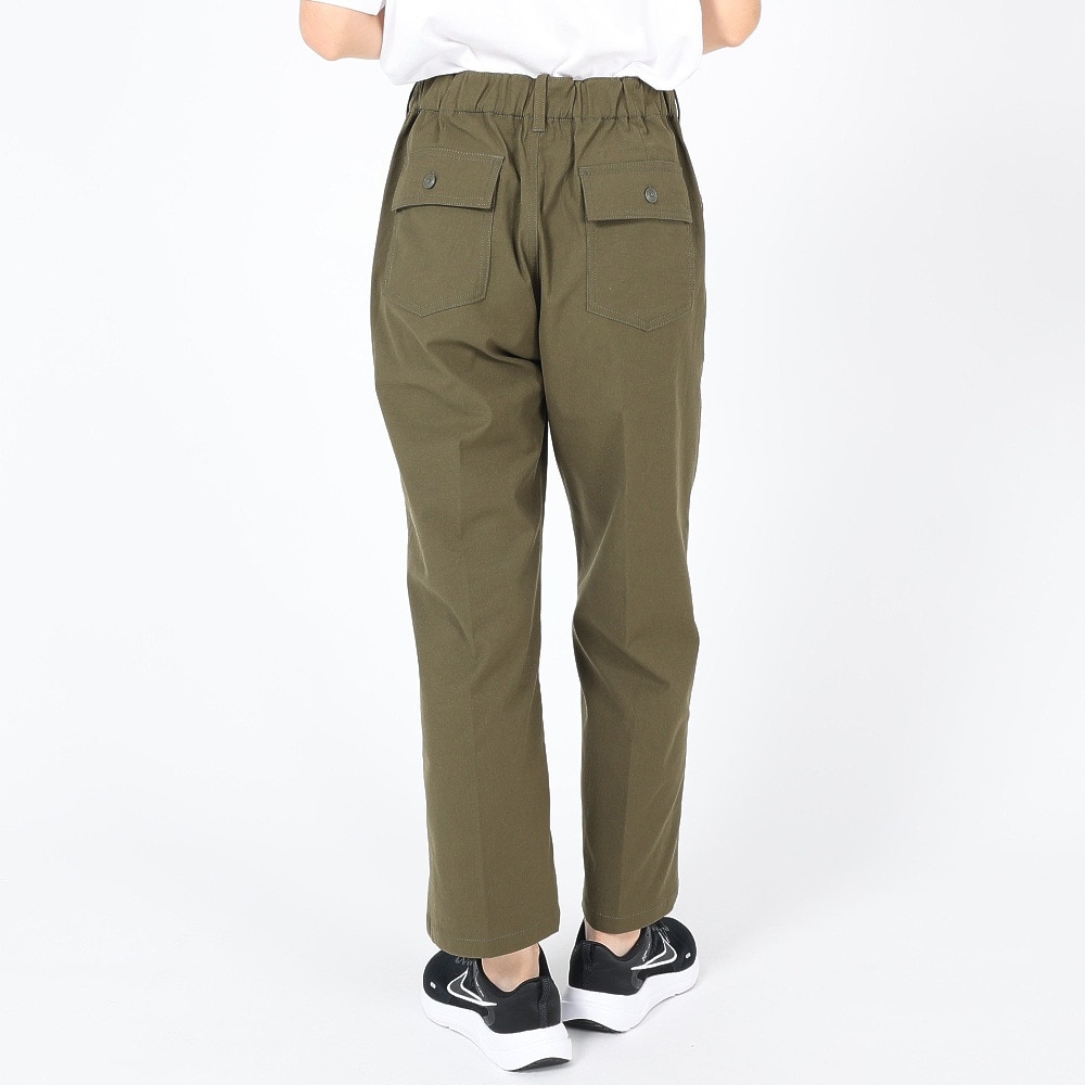 エルケクス（ELKEX）（レディース）ベイカーワイドパンツ EKL3FA0016 OLIVE