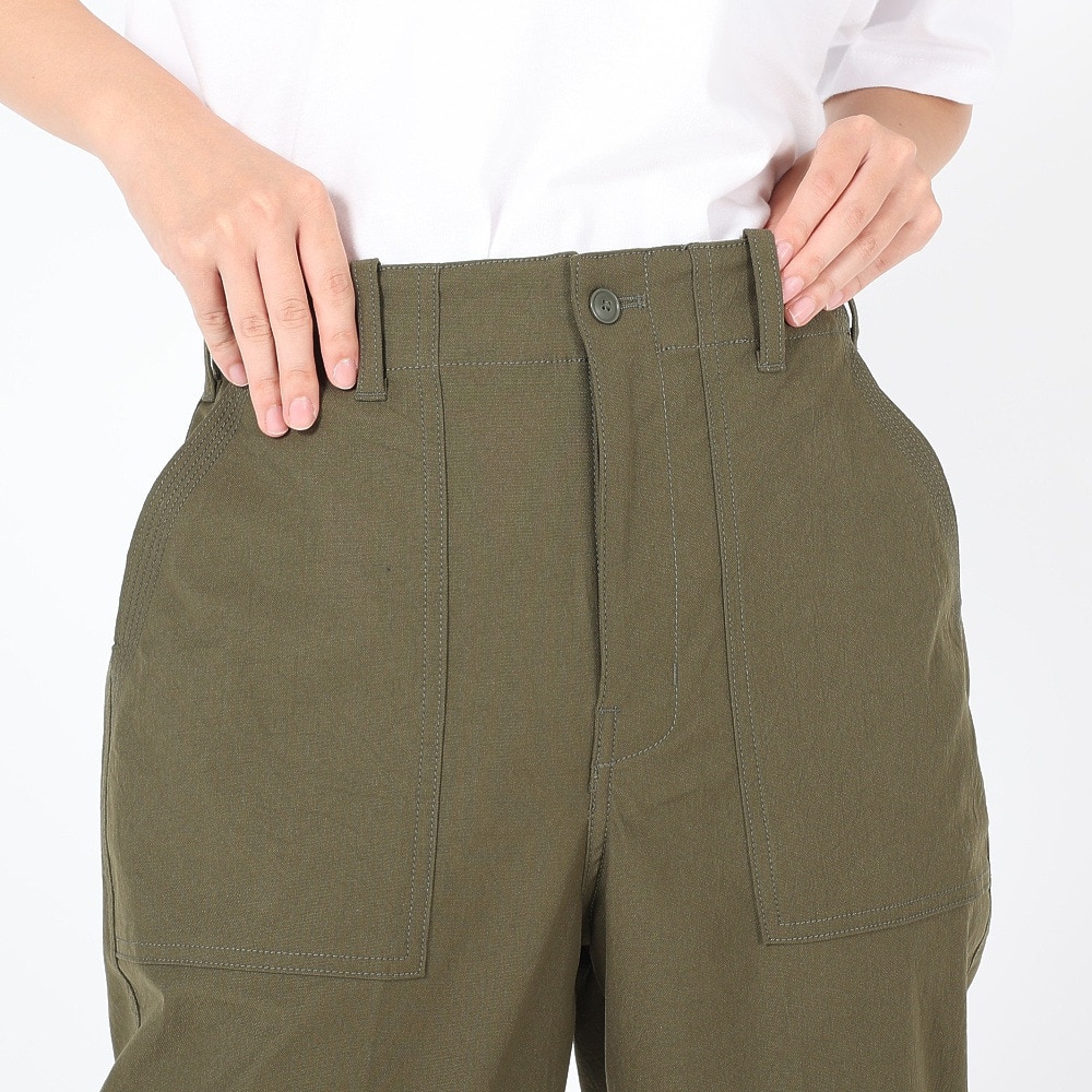 エルケクス（ELKEX）（レディース）ベイカーワイドパンツ EKL3FA0016 OLIVE