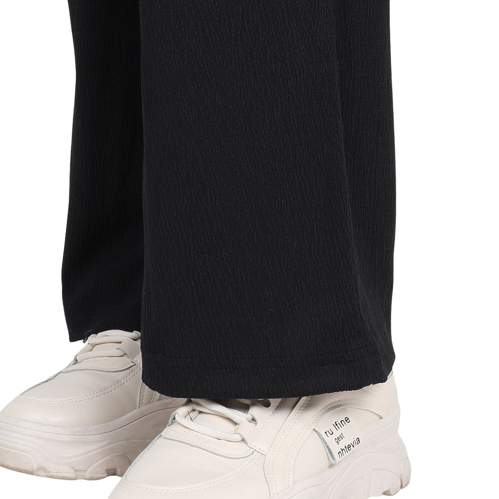 エルケクス（ELKEX）（レディース）リラックス ワイドパンツ EKL5S10045 BLK