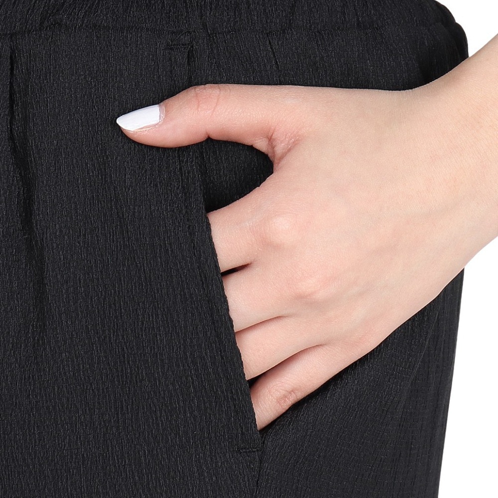 エルケクス（ELKEX）（レディース）リラックス ワイドパンツ EKL5S10045 BLK