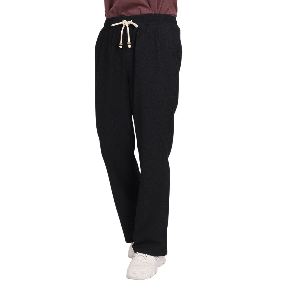エルケクス（ELKEX）（レディース）リラックス ワイドパンツ EKL5S10045 BLK