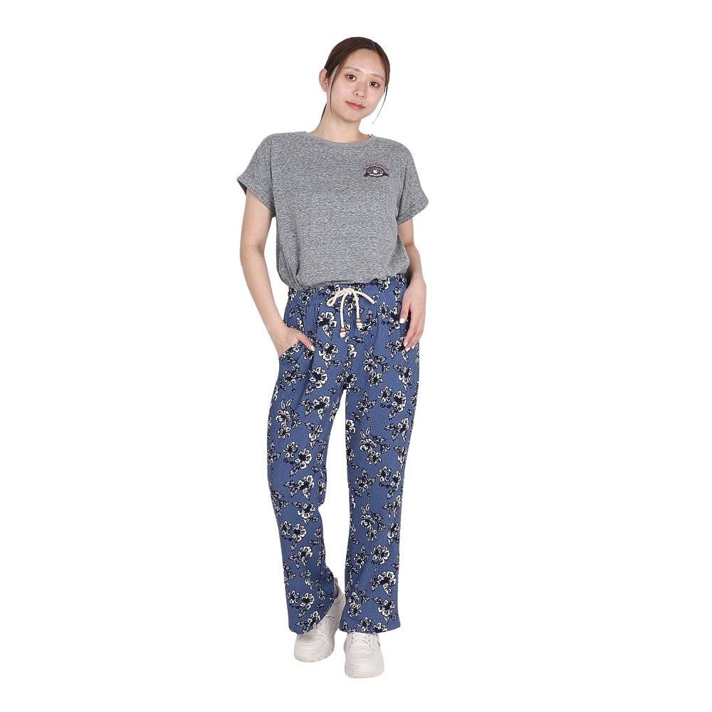 エルケクス（ELKEX）（レディース）リラックス ワイドパンツ EKL5S10045 BLXWH