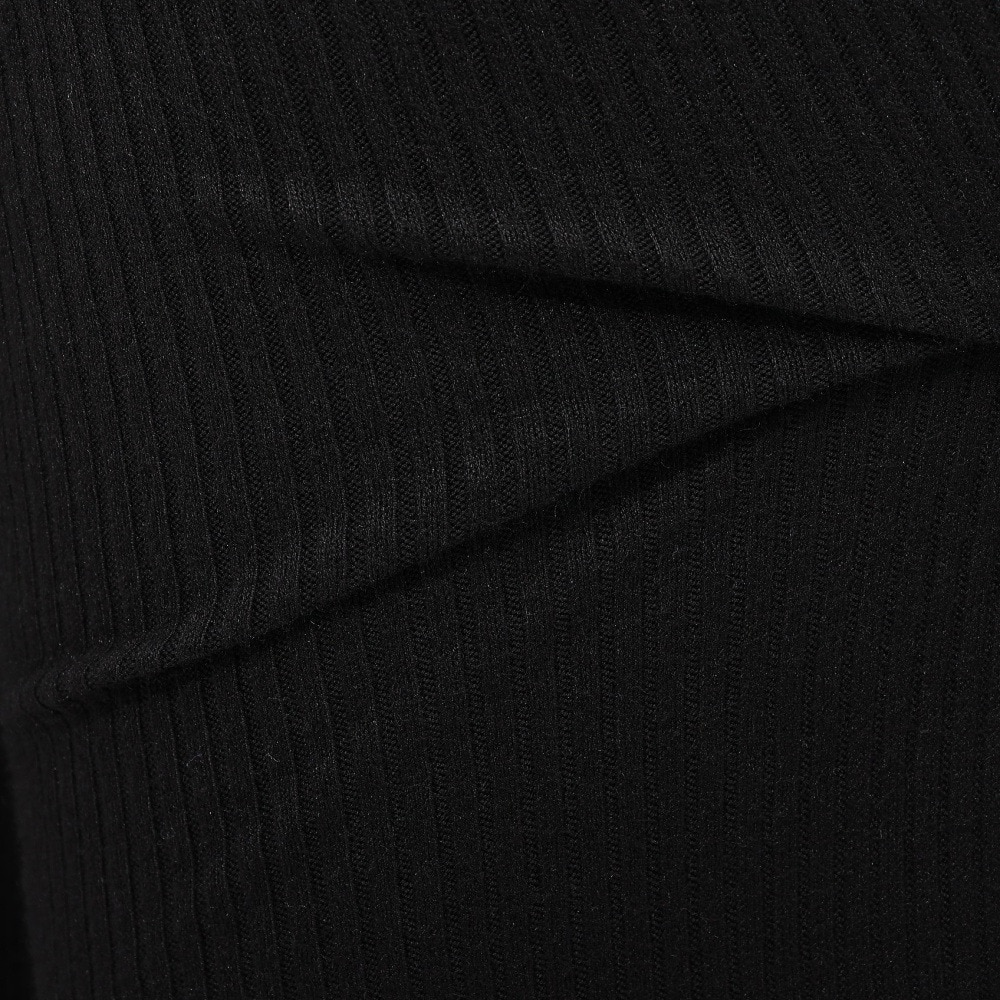 エルケクス（ELKEX）（レディース）リブ ワイドパンツ EKL4FA0021 BLK