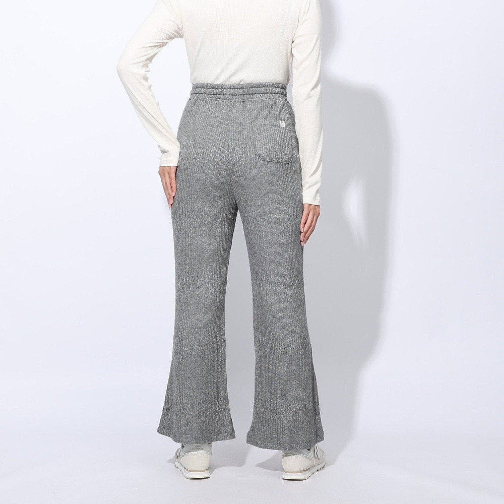 エルケクス（ELKEX）（レディース）リブ ワイドパンツ EKL4FA0021 CGRY
