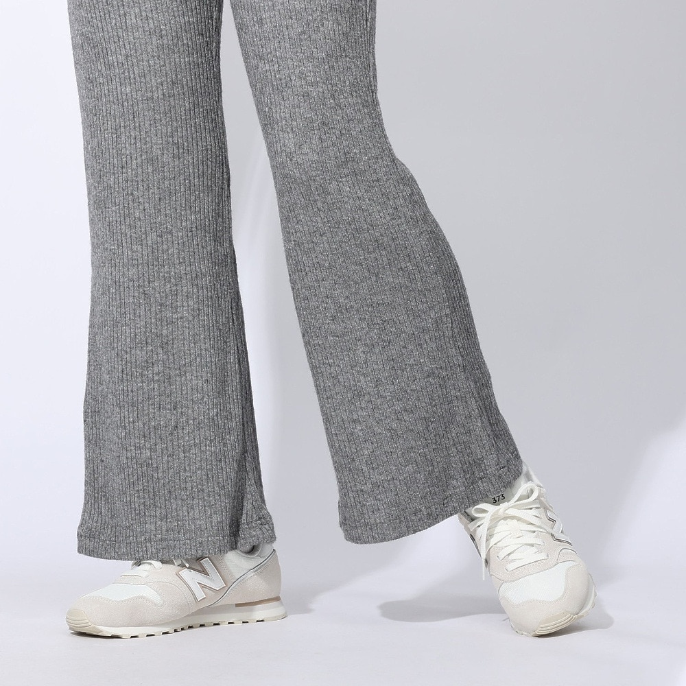 エルケクス（ELKEX）（レディース）リブ ワイドパンツ EKL4FA0021 CGRY